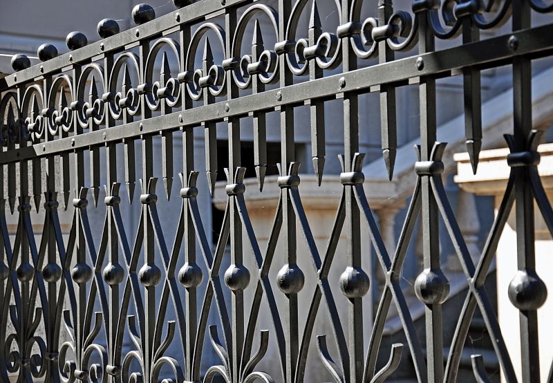 Commercial Iron Fence Installations
